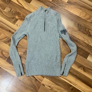 Express Men’s Zipper Crewneck Sweater